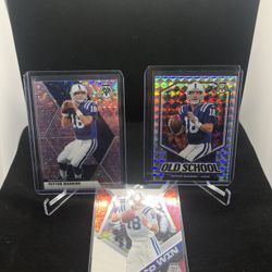 Peyton Manning Mosaic No Huddle Pink Disco /20 Ebay 1/1 Old School, Will To Win
