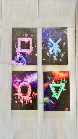 4 canvas size 11”x 8” all for $2