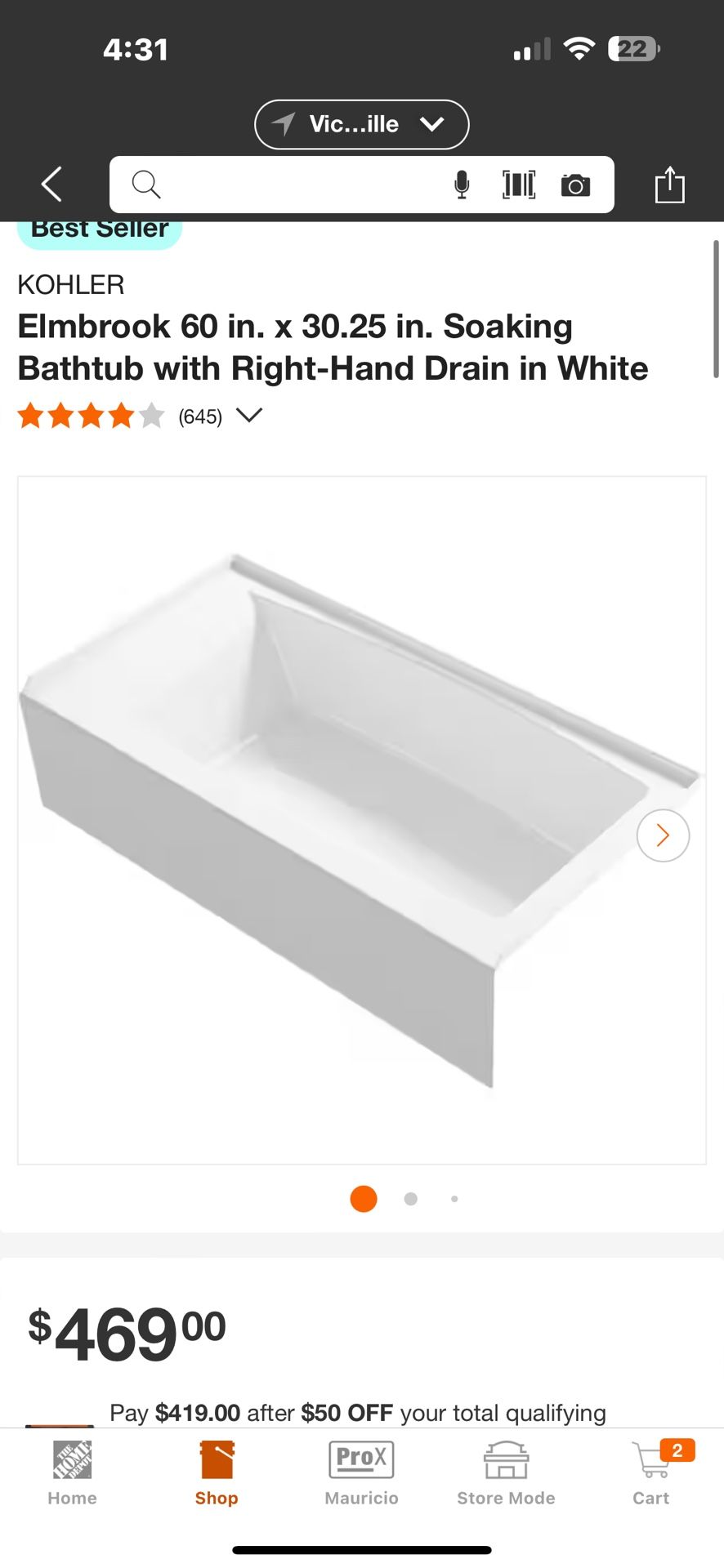 Hi everyone we have this Beautiful set acrylic walls and tub both retail price $125 wt tax here only $800 no tax take look all pictures please we tak