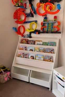Brand new in box！Kids Bookshelf & Toy Storage Organizer – 2-in-1 Children’s Bookcase