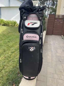 Taylormade Golf Bag Pink/Black