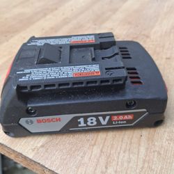 Bosch 18v 2.0ah Lion Battery