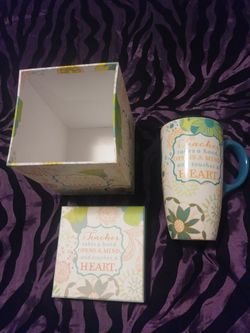 A 18 oz Latte mug for a teacher from Belk