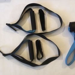 5 Pc Powertao Resistance Band Handles and Door Anchor Set