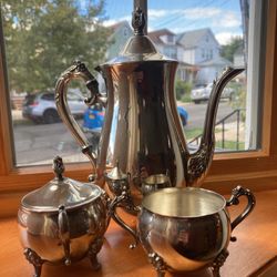 Silver 3 pc Tea/Coffee Set
