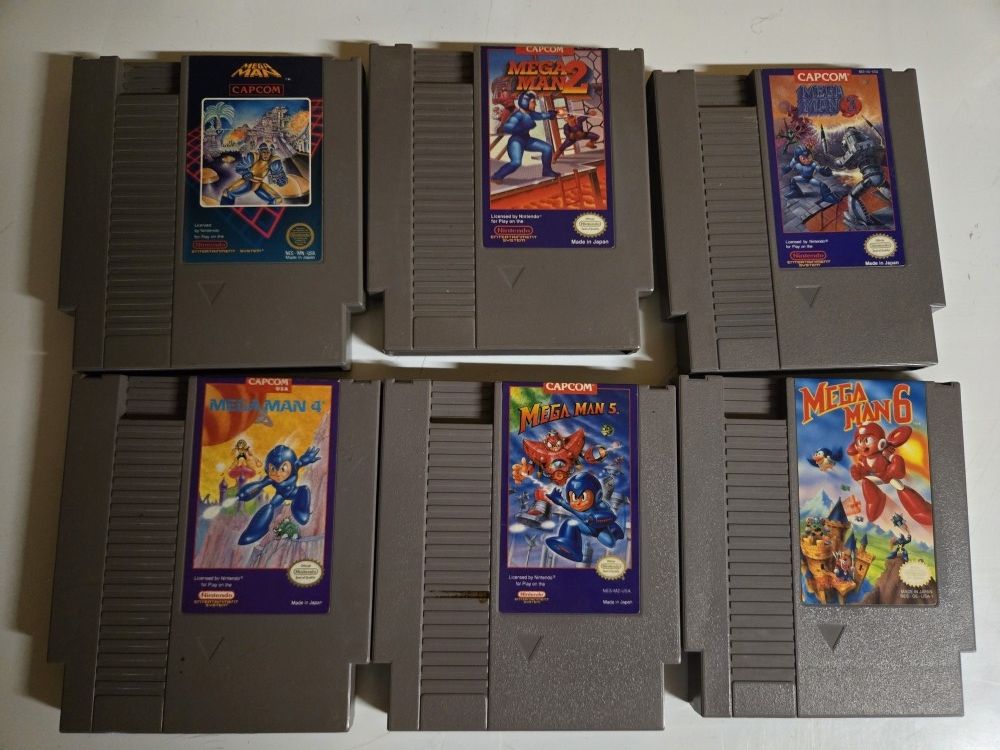 Mega Man 1-6 For NES Nintendo