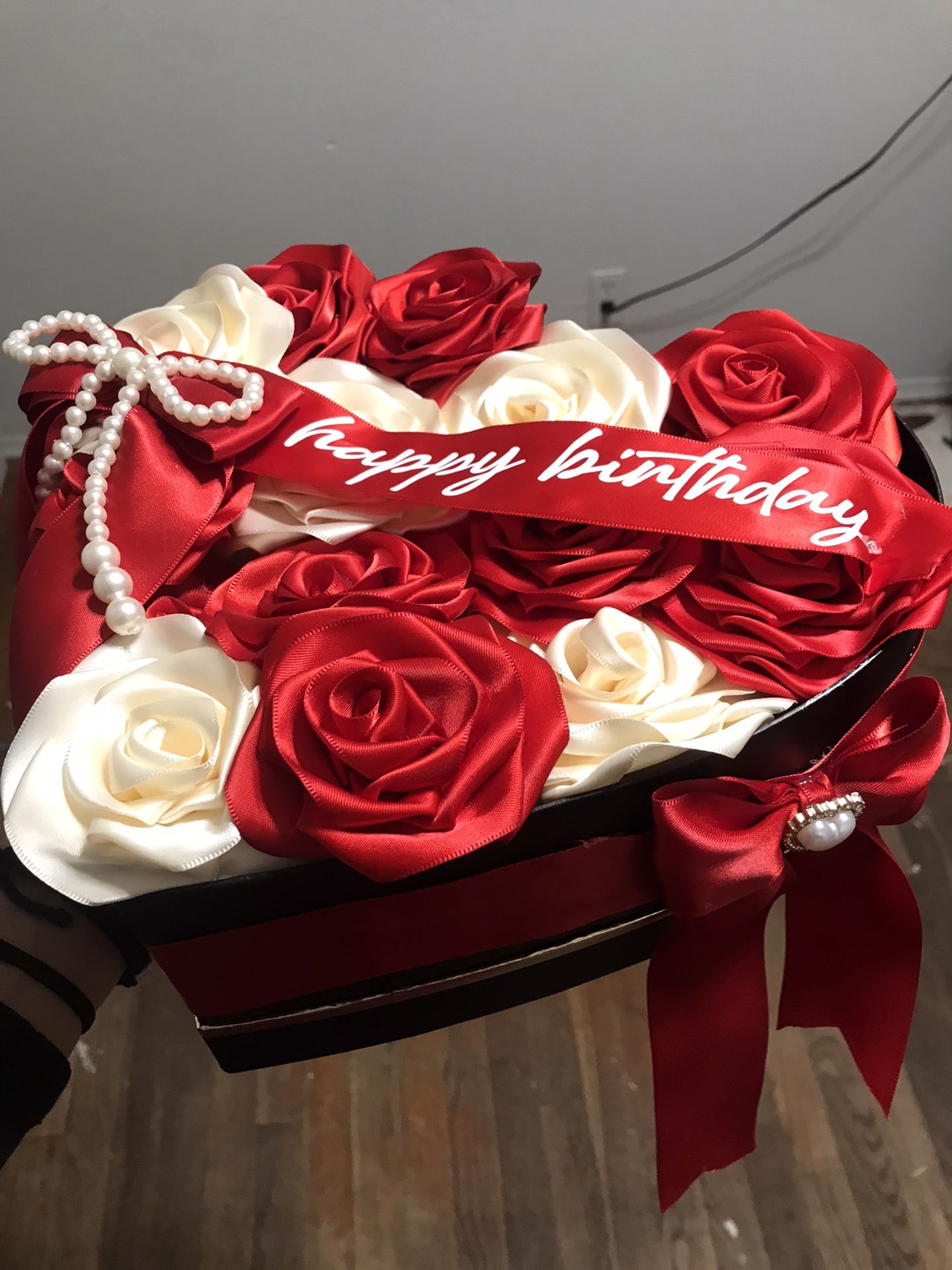 Eternal Ribbon Happy Birthday Arrangement