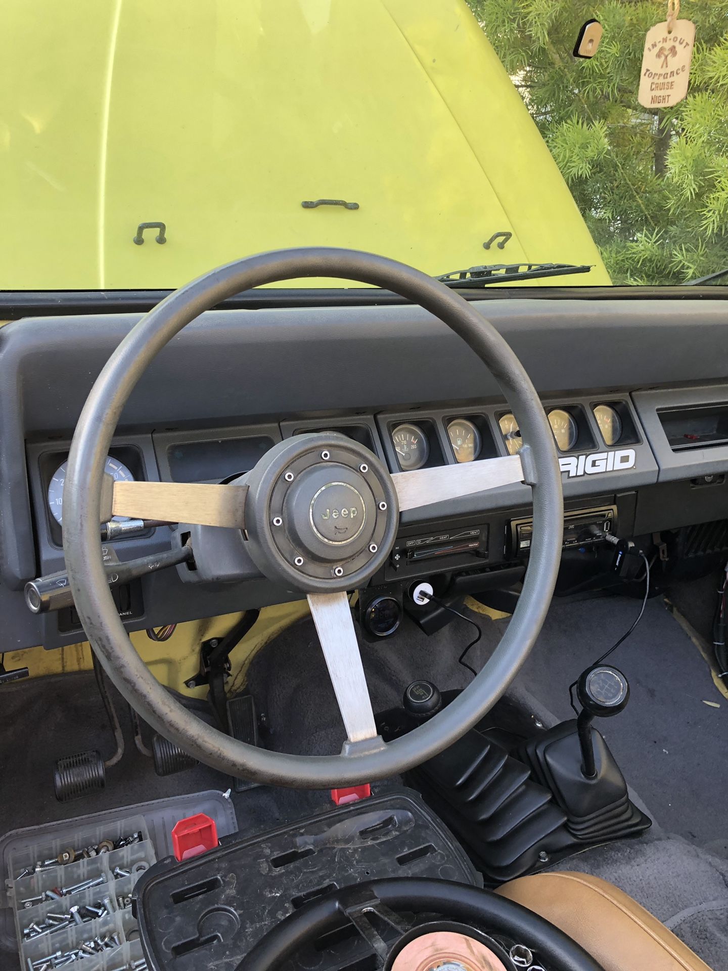 Jeep YJ Steering Wheel 89(wheel only not cap)