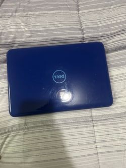 Blue dell laptop