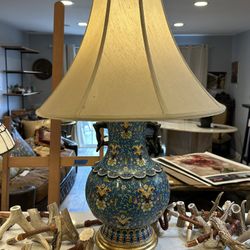 Genuine Chinese Cloisonné Lamp
