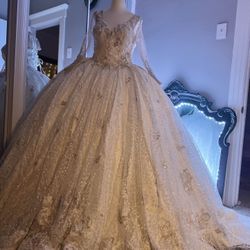Gorgeous Off White Wedding Dress