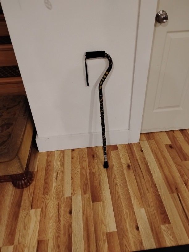 Aluminum Height-Adjustable Walking Cane