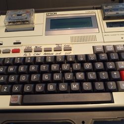 EPSON HX-20. Vintage Portable ComputerI