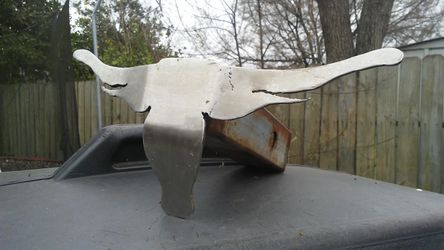 TEXAS LONGHORNS STAINLESS STEEL HITCH