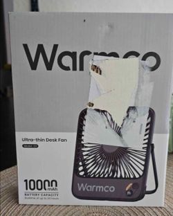 Warmco Ultra-Thin Desk Fan Model D3