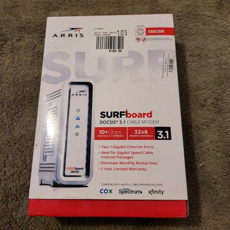 ARRIS CABLE MODEM SB8200