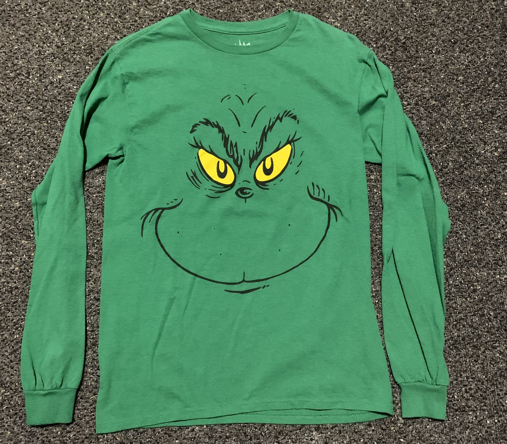 Men or women adult size small the grinch Christmas long sleeve shirt