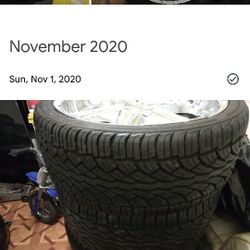 23" Rims And Tires For Sale.