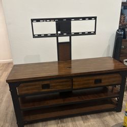 Entertainment Center With TV Mount 