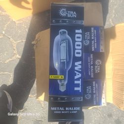 Ultra Sun Metal Halide 1000 Watt Lamp $25 Each $125 For All 6 Total