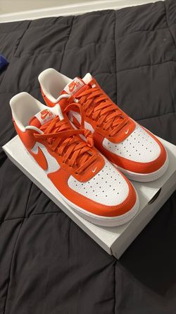 Nike Air Force One orange and white