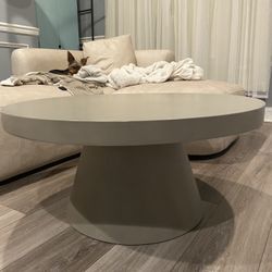 West Elm Indoor/Outdoor Concrete Coffee Table
