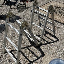 Aluminum Adjustable Ladder 