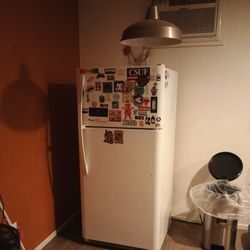 A Standard White Refrigerator