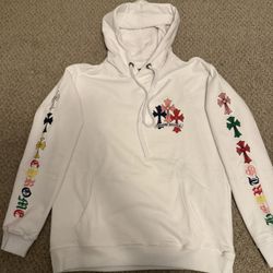 Chrome hearts White multicolor hoodie Size M