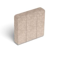 HD4867 Deep Side Cover: Venetian Taupe Corded Velvet