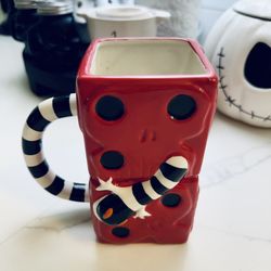 NIGHTMARE BEFORE CHRISTMAS OOGIE BOOGIE DICE DOUBLE CERAMIC MUG