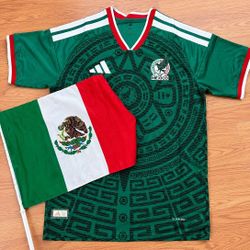Mexico Jersey Size 2X With FLAG