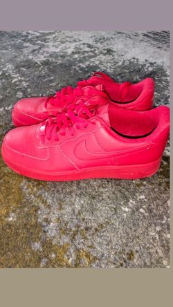 Air Force 1s ( Red Low Top)