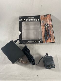 Halloween Prop Spinning Motor with Adapter and Cord