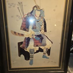 Set Of Japanese Pictures, Samurai/Geisha