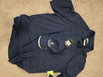 Xl Nike golf shirt and hat