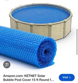 15’ round pool Solar cover