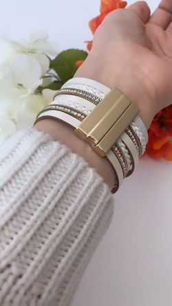 Natural Pearl Genuine Leather Bracelets
