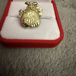 10k Money Bag Ring