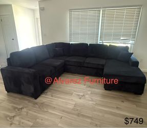 Corduroy sectional sleeper with storage