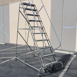 Cotterman rolling platform ladder 