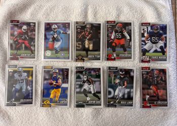 2026 Topps Flagship Football Rookie Card Lot (10 Cards) - Ty Simpson, Carnell Tate, Caleb Downs