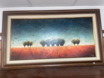 Deja Blue" by Robert Cook: signed and numbered 154 of 195 limited edition giclée reproduction on canvas. 24”x48”. $2950 original price VENTANA ART GAL