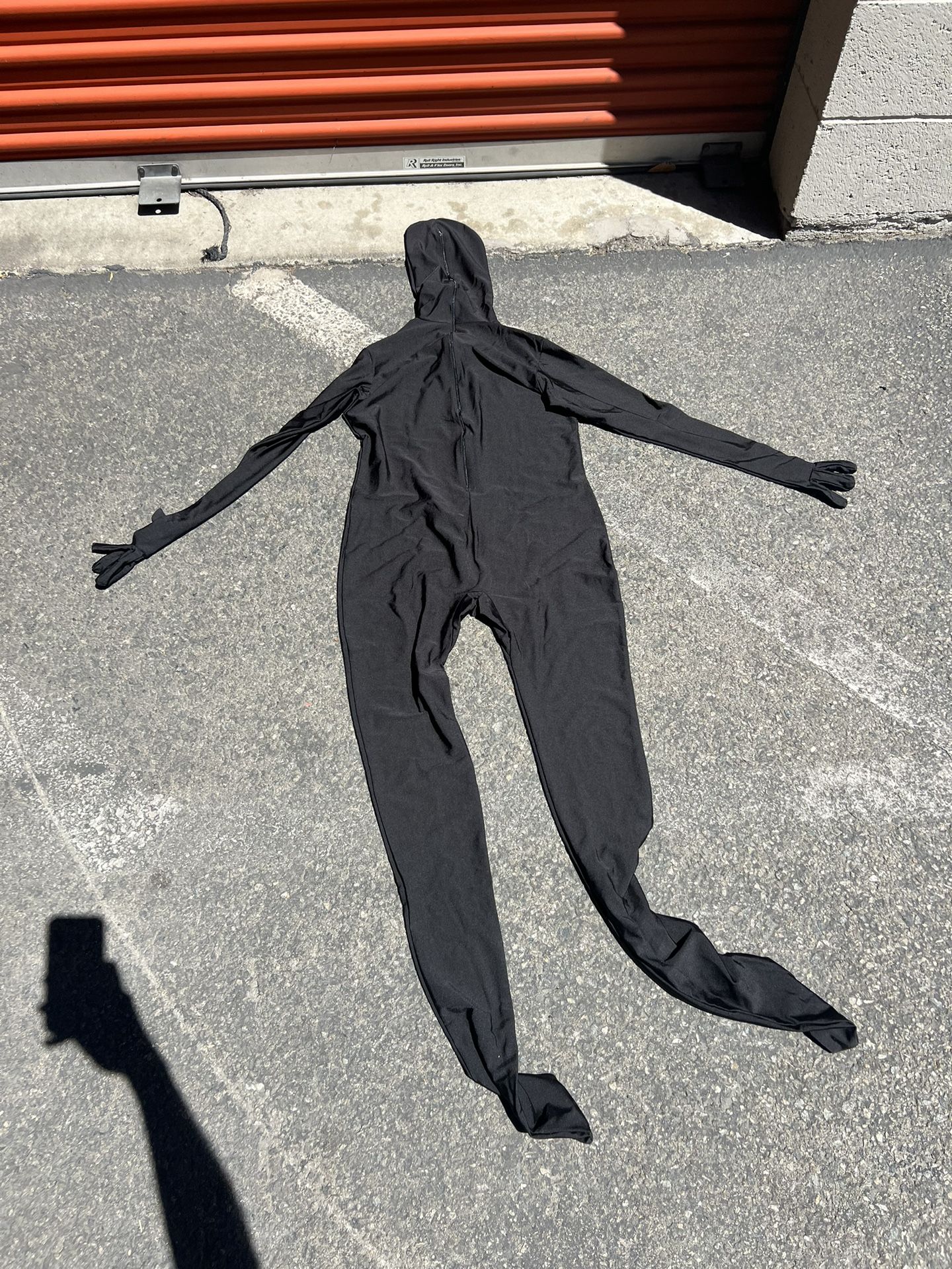 lack Full Body Suit / Morphsuit – Hooded, One Piece