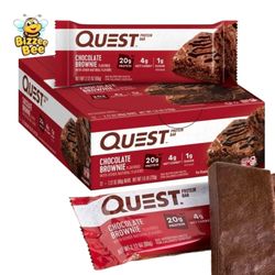 Quest Protein Bar, Chocolate Brownie, 20g Protein, 12 Count