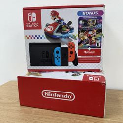 Nintendo Switch - Mario Kart 8 Deluxe Bundle (Brand New)