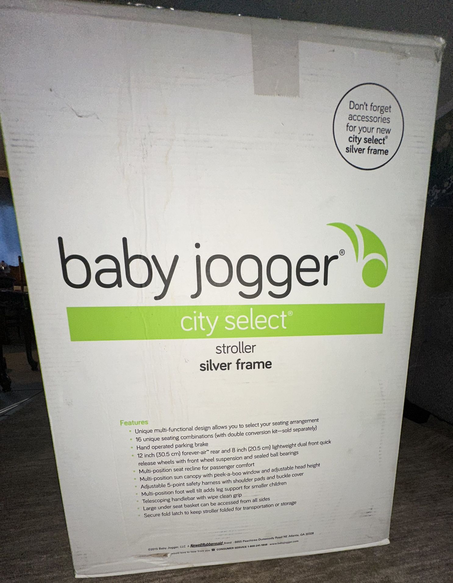 Baby Jogger Stroller Silver Frame