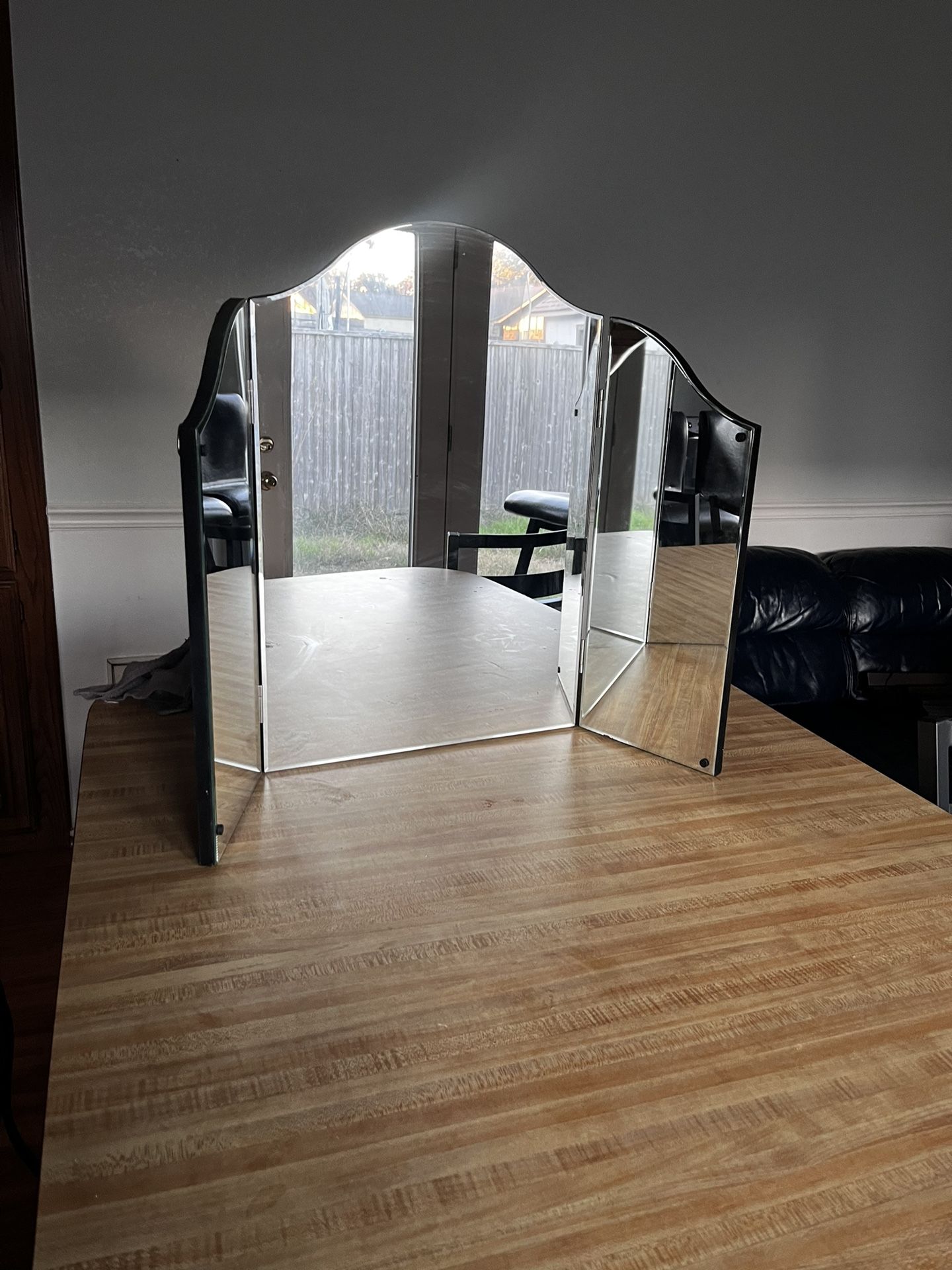 Three Way Trifold Mirror