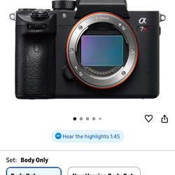 Camera Body Sony 7R3