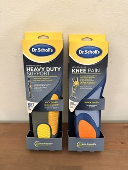 Sealed Unopened     Dr.Scholl's Heavy Duty Support Insoles Mens 8-14   $20/ea or $38 for both